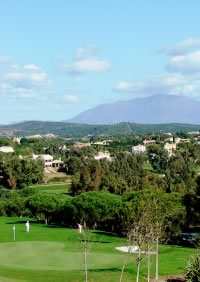 Great views from Almenara fairways over the mountains
